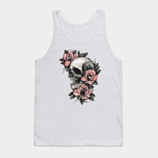 Skull and Roses Tank Top